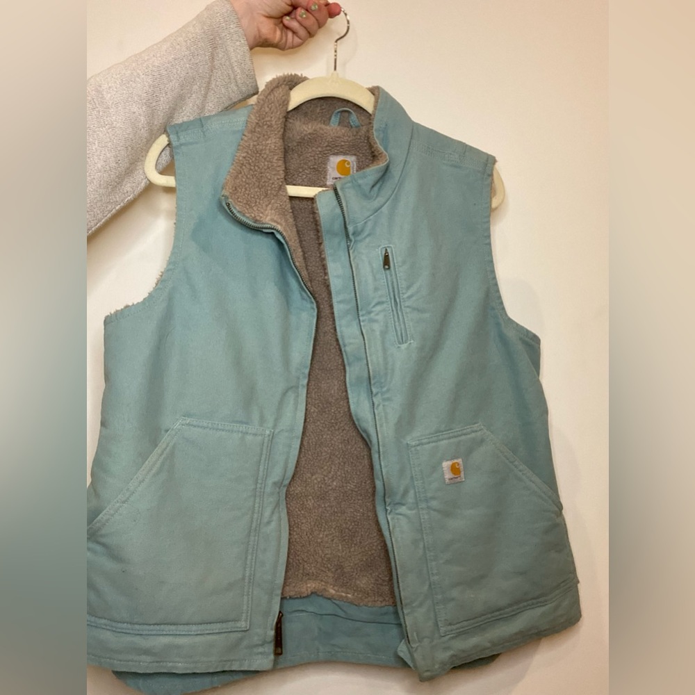 Blue canvas, Carhart vest